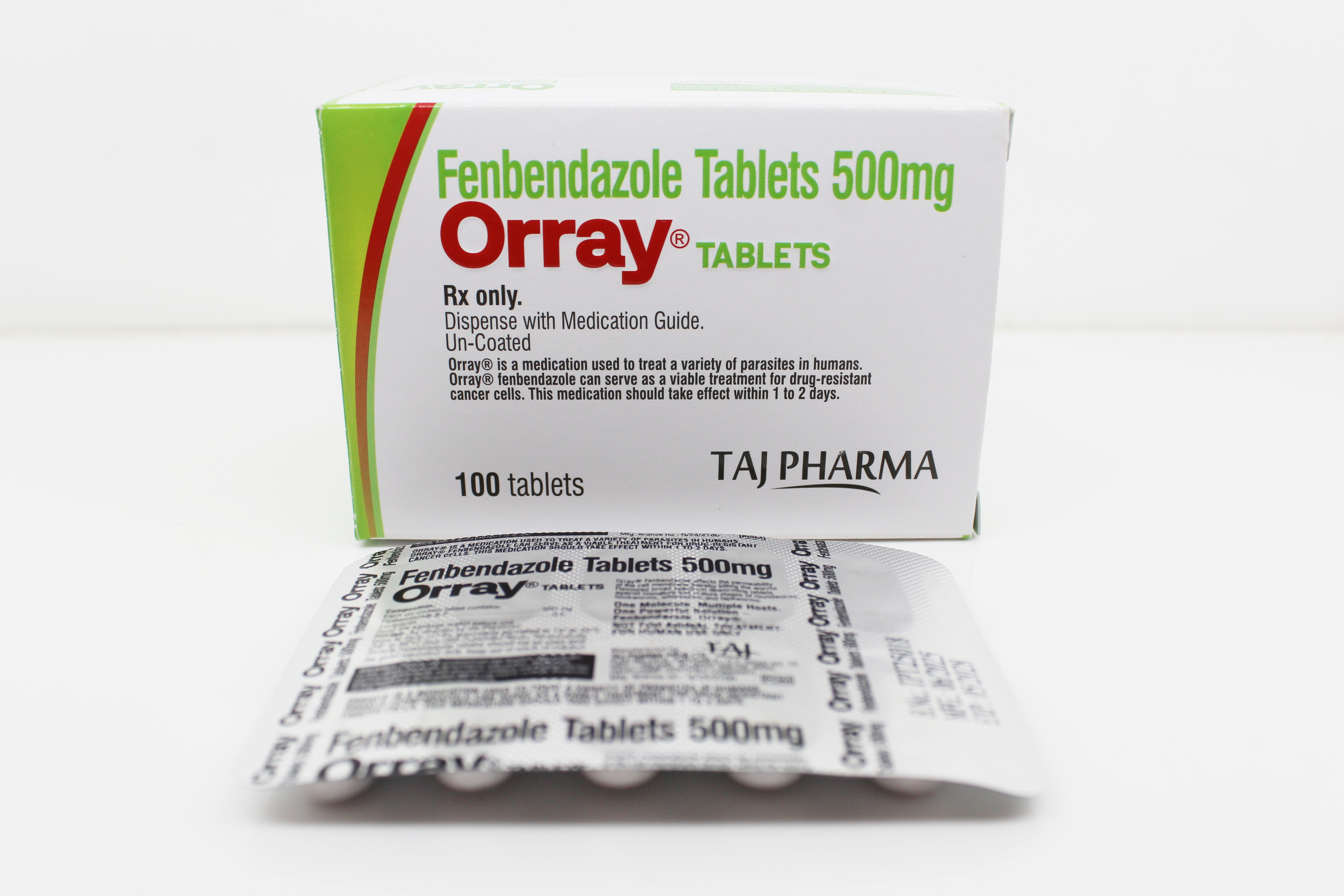 High-dose fenbendazole packaging line